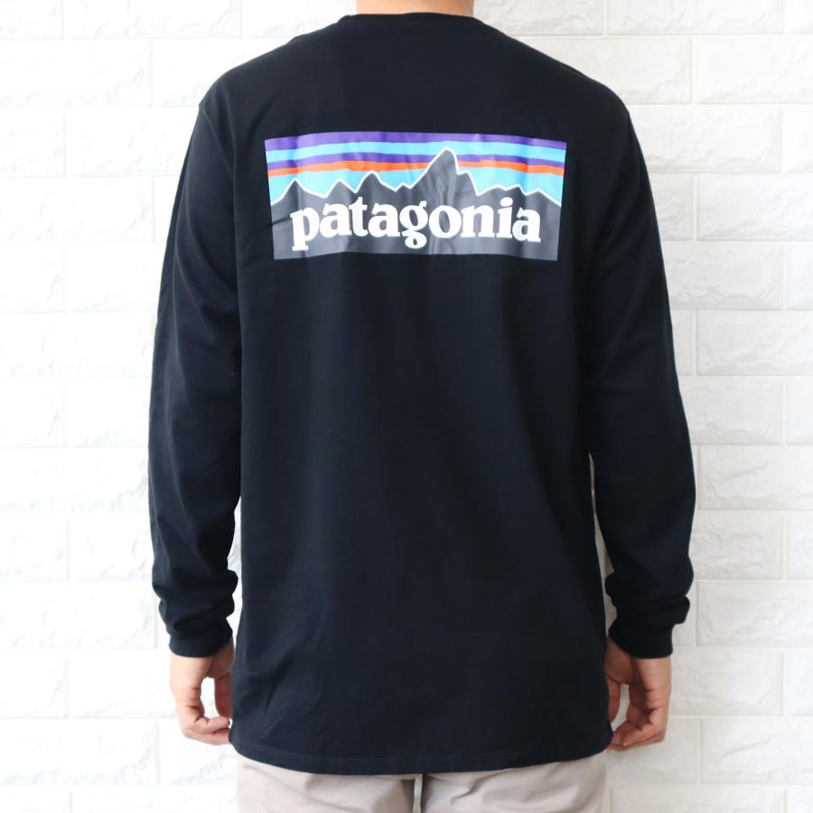 patagonia パタゴニア ロンT 長袖 Tシャツ メンズ P-6 ロゴ patagonia パタゴニア ロンT 長袖 Tシャツ メンズ P-6 ロゴ