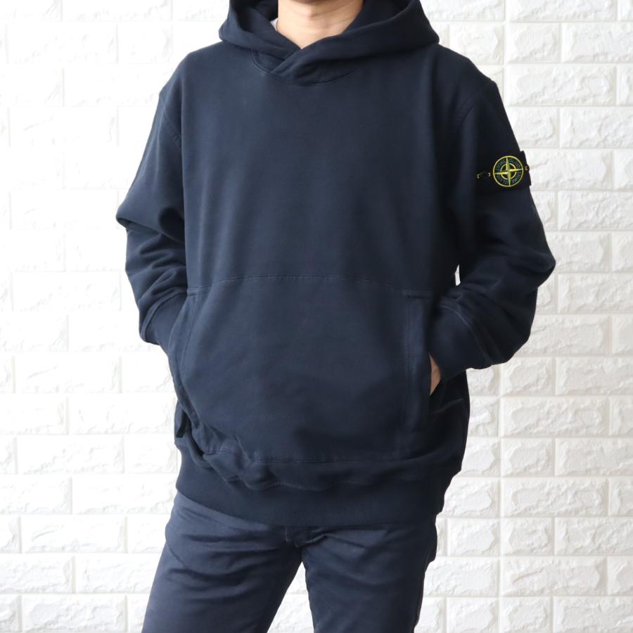 STONE  パーカー　ネイビー　ストーンアイランド　L タグ STONE ISLAND パーカー ネイビー ストーンアイランド L タグ
