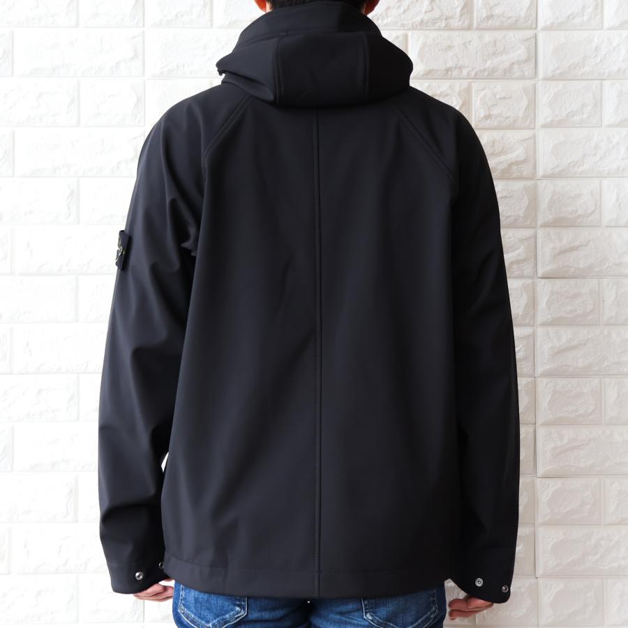 【並行輸入品】ストーンアイランド フードジャケット ブルゾン メンズ STONE ISLAND Q100010 SOFT SHELL-R e.dye 3層 2025秋冬新作の画像