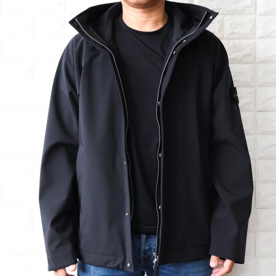 【並行輸入品】ストーンアイランド フードジャケット ブルゾン メンズ STONE ISLAND Q100010 SOFT SHELL-R e.dye 3層 2025秋冬新作の画像