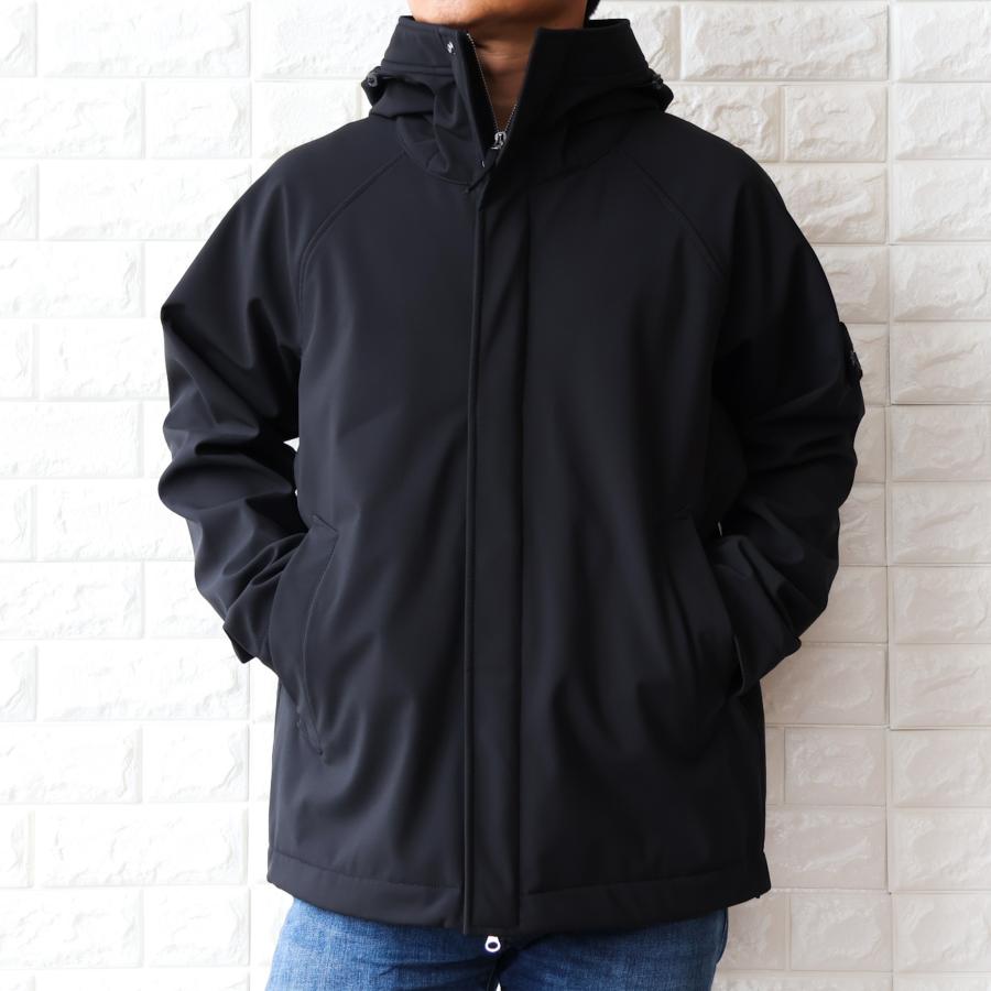 【並行輸入品】ストーンアイランド フードジャケット ブルゾン メンズ STONE ISLAND Q100010 SOFT SHELL-R e.dye 3層 2025秋冬新作の画像