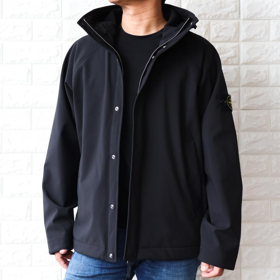 【並行輸入品】ストーンアイランド フードジャケット ブルゾン メンズ STONE ISLAND Q100010 SOFT SHELL-R e.dye 3層 2025秋冬新作の画像