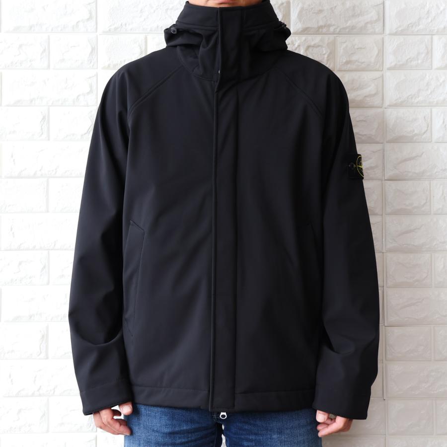 【並行輸入品】ストーンアイランド フードジャケット ブルゾン メンズ STONE ISLAND Q100010 SOFT SHELL-R e.dye 3層 2025秋冬新作の画像