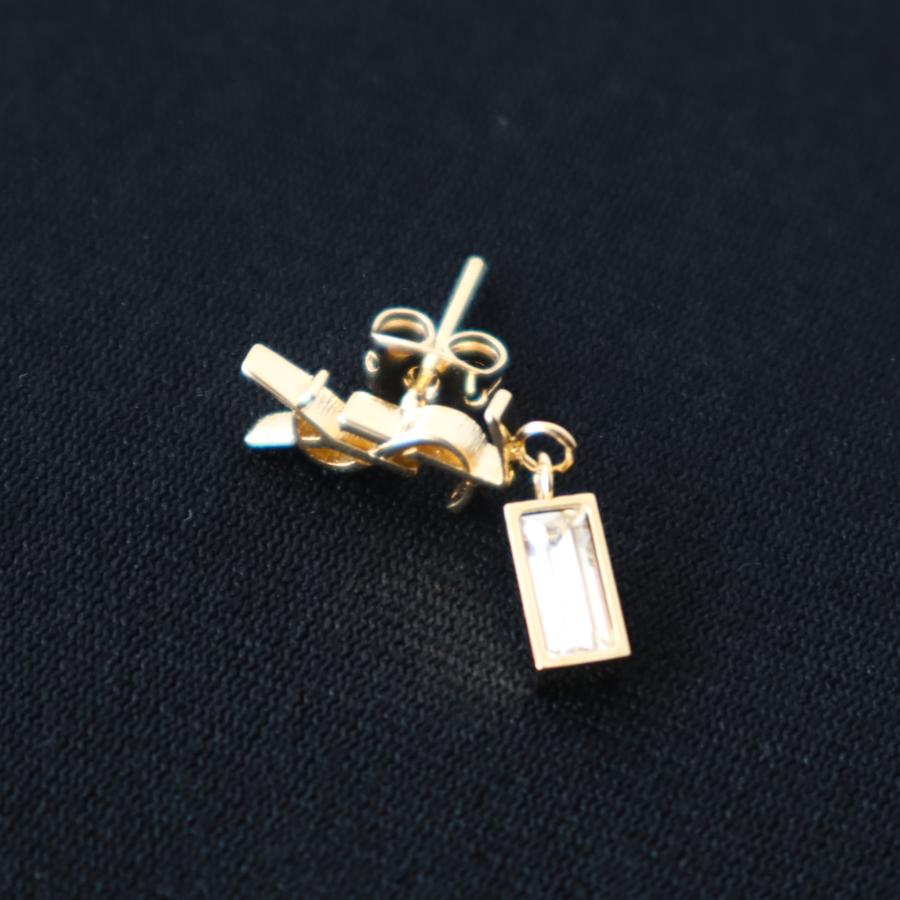 SAINT LAURENT YSLロゴピアス(片耳用) SAINT LAURENT サンローラン カサンドラ シングル イヤリング 片耳用