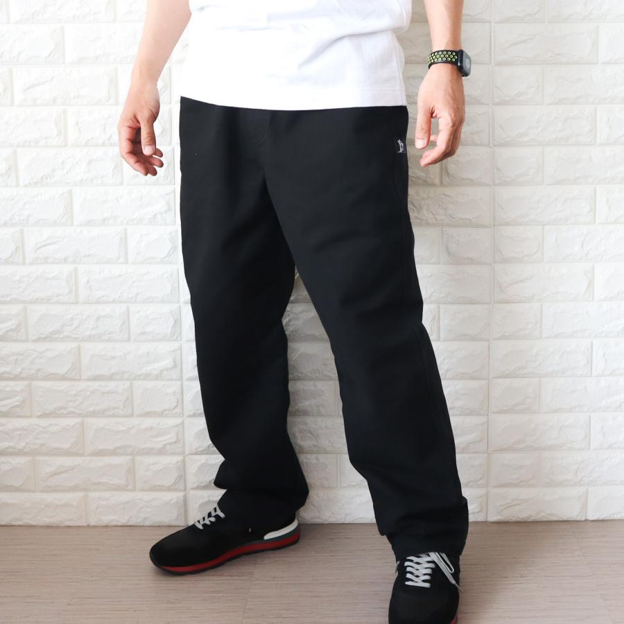 STUSSY ステューシー BRUSHED BEACH PANT ビーチパンツ 116553 BLACK 