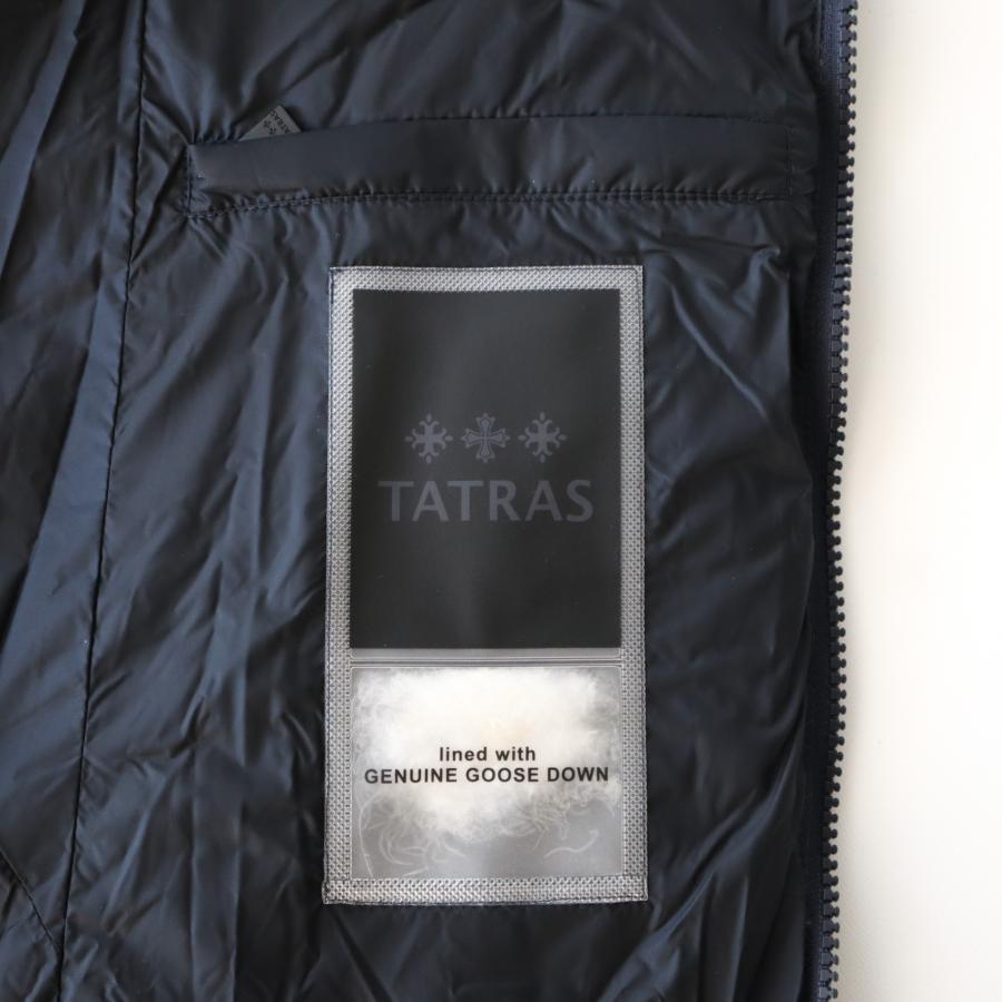 TATRAS タトラス ダウンコート レディース ネイビー フード付き TATRAS タトラス ダウンコート レディース ネイビー フード付き