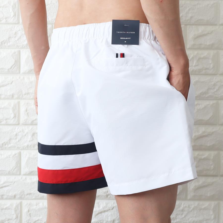 トミーヒルフィガー ホワイトショートパンツ トミー ヒルフィガーゴルフ】 遮熱サイドライン ショートパンツ【遮熱