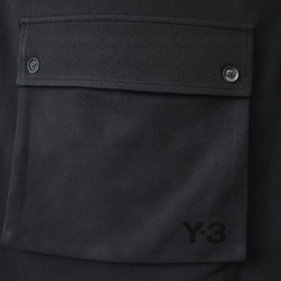 Y-3 ワイスリー Tシャツ メンズ ブラック 黒 POCKT TEE ロゴ ポケット ティー クレープ織 半袖 男女兼用 IN8701｜meraviglie｜02