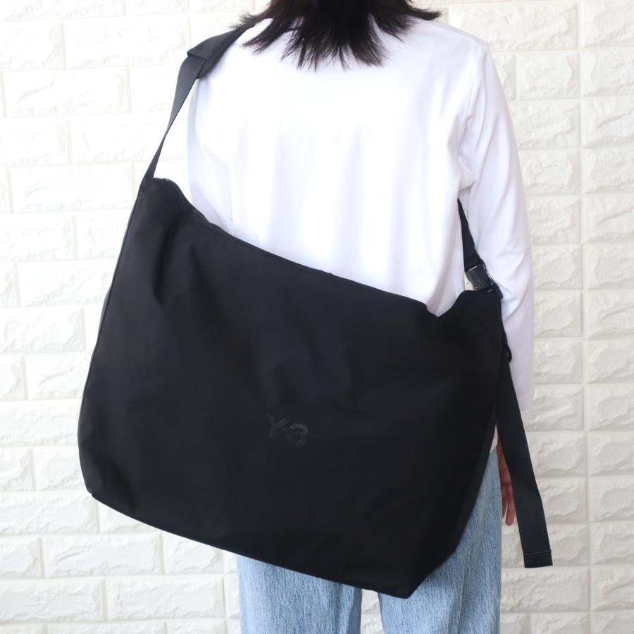 Y-3 【並行輸入品】Y-3 ワイスリ- クロスボディバッグ ブラック 黒