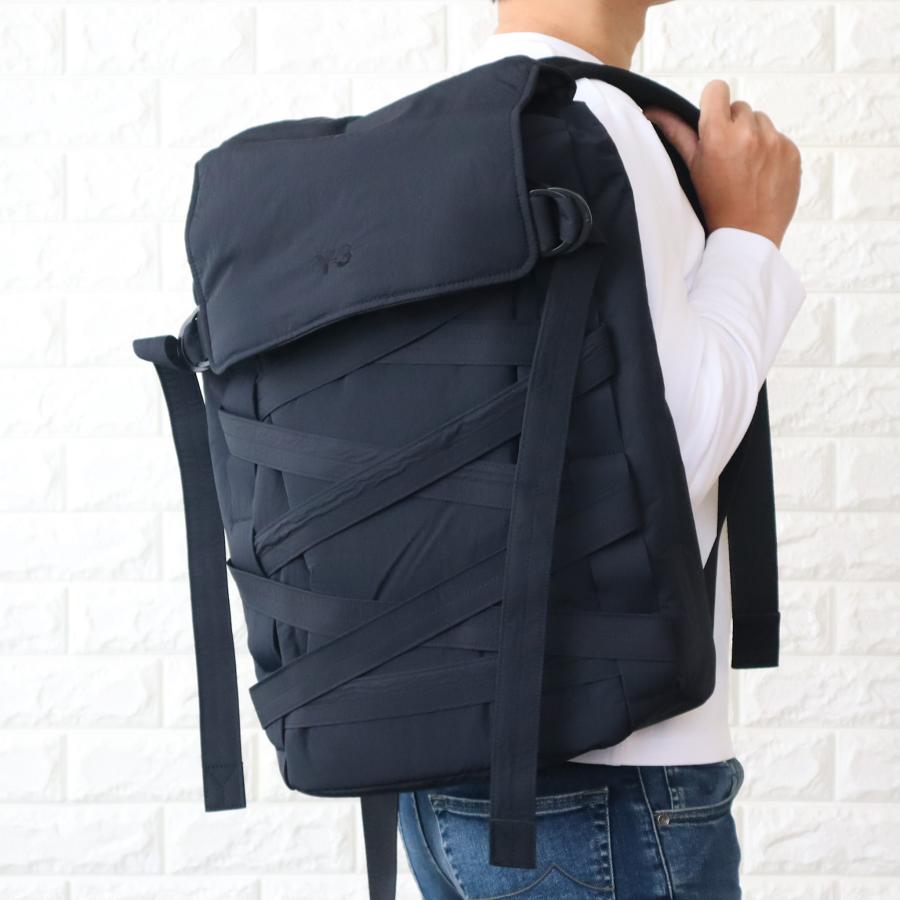 【美品】Y-3 ワイスリー　リュック　バッグパック　デイパック　アディダス　黒 Y-3 ワイスリー ヨウジヤマモト adidas アディダス バッグ リュック