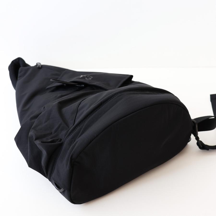 【並行輸入品】Y-3 Y3 ワイスリー スリングバッグ メンズ ボディバッグ ブラック ロゴ ユーティリティ ワンショルダー 斜めがけ 黒 KD0214【2026春夏 新作】の画像