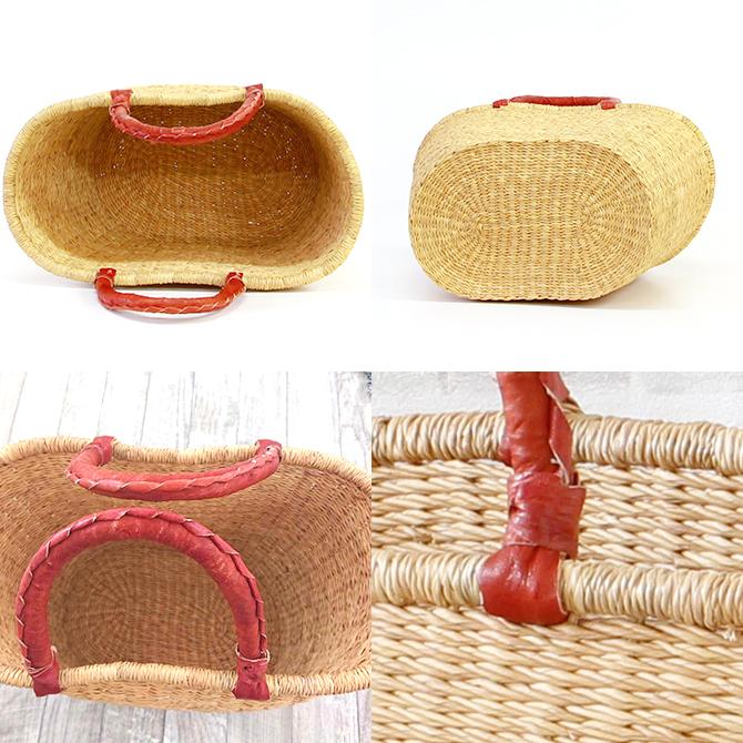 期間限定お値下げ中です★ ブルキナバスケット　ボルガバスケット　マルシェバッグ ブルキナマルシェバッグ ナチュラル かごバッグ｜マライカ公式通販