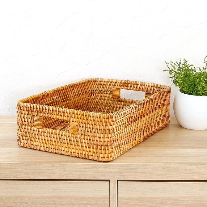 ベトナムラタン　バスケット　6個セット mercadomercado_g2047