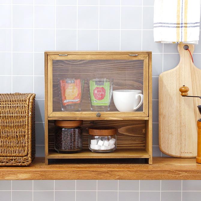 ファシリテシリーズ　キッチンキャビネット　ナチュラル nmkitchen_1.jpg