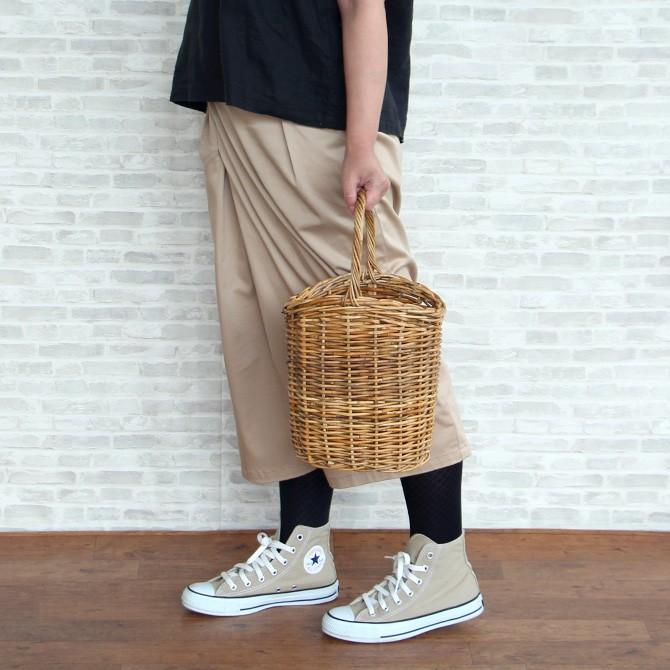 新品★ アナトリエ かごバッグ バッグ カゴバッグ リボン ラタン 籐 かごバッグ LILY's BAG L アラログ カゴバッグ ラタン あらろぐ