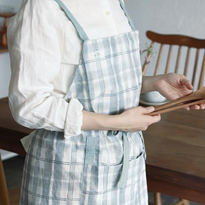 PERSON'S チェック柄エプロン フリーサイズ PERSON'S チェック柄エプロン フリーサイズ