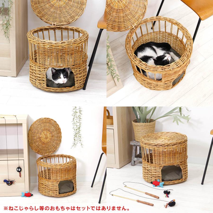 ねこハウス ふた付き -バイ ジ アラログ- GROOM/グルーム CAT HOUSE
