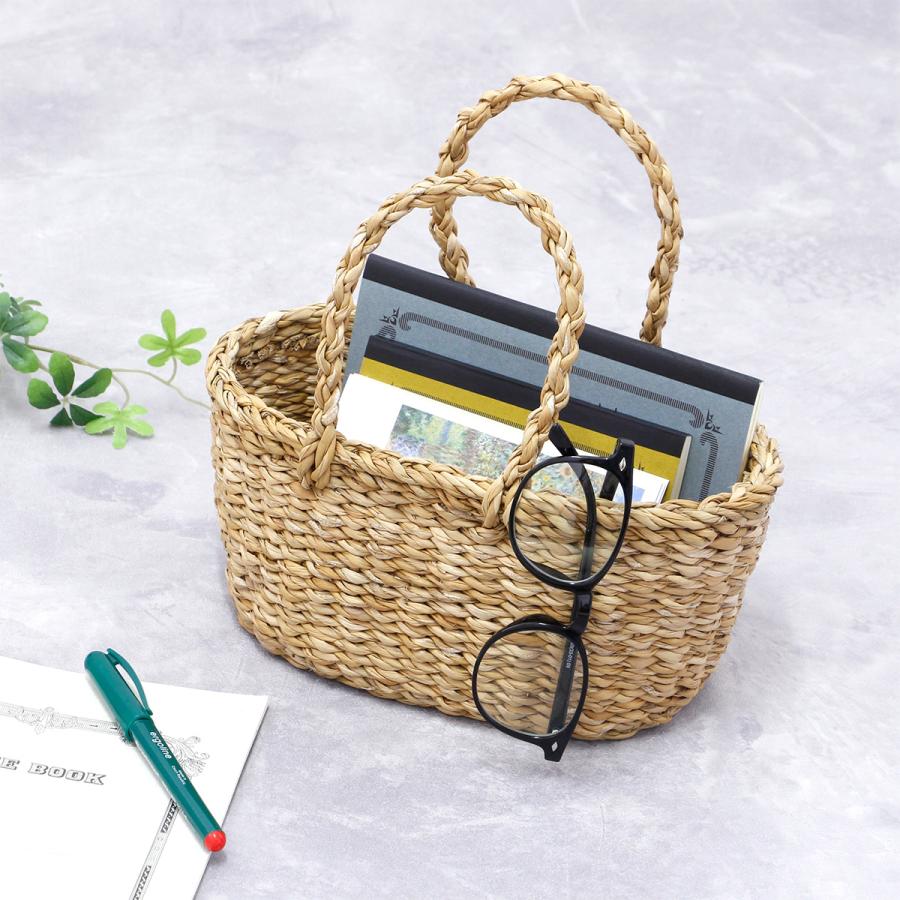 ホグラ ミニかごバッグ 舟形 M メルカド バッグ ミニ mini ミニトート