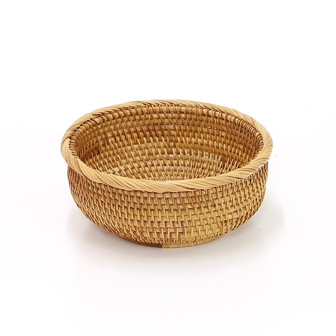 ✦新品　ラタン　バスケット　アジアン雑貨　小物入れ　かご　ベトナム　籐　収納 楽天市場】＼高級ベトナムラタン製／ アジアン 浅型小物入れ