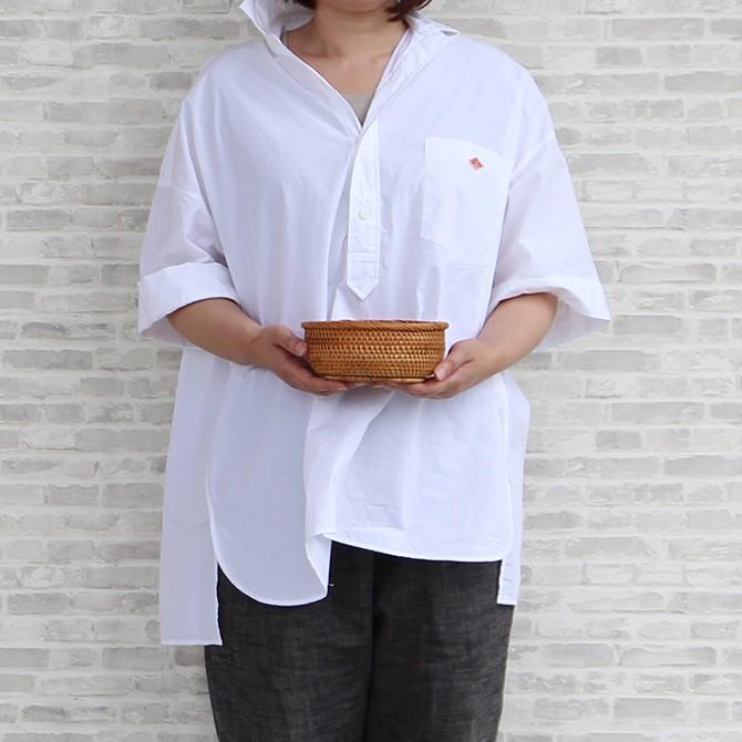 ベトナムラタン製 アジアン 円形プチトレイバスケット Mサイズ