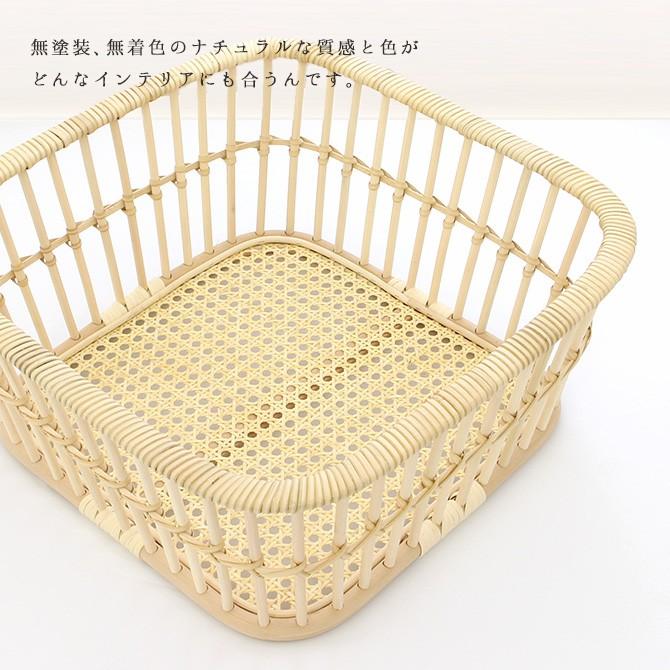 ツルヤ商店 ハイル 籐製 脱衣かご（スクエア）/hairu Hile ラタン