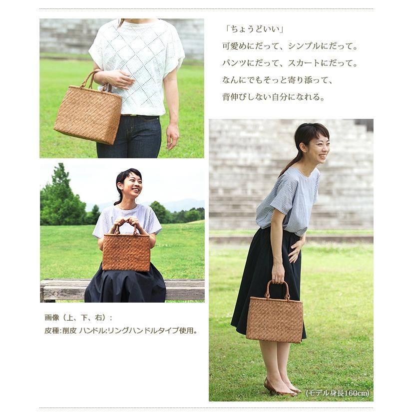 牛皮ハンドル付き籠バッグ 楽天市場】＼1年修理保証＆7日間返品OK／ 山葡萄かごバッグ 安心