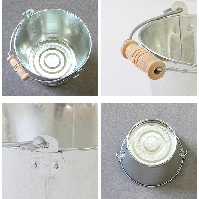 松野屋 日本製 木手トタンバケツ（XS） : MERCADOメルカド かご収納