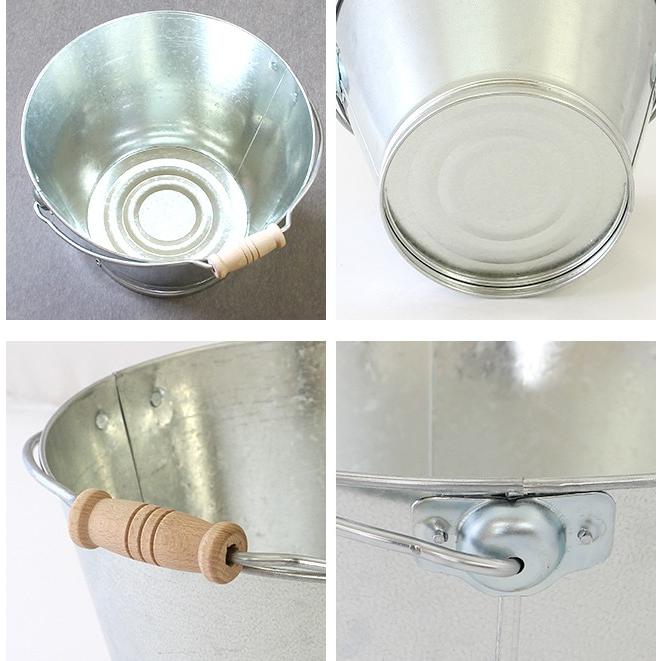 松野屋 日本製 木手トタンバケツ（S） : MERCADOメルカド かご収納雑貨