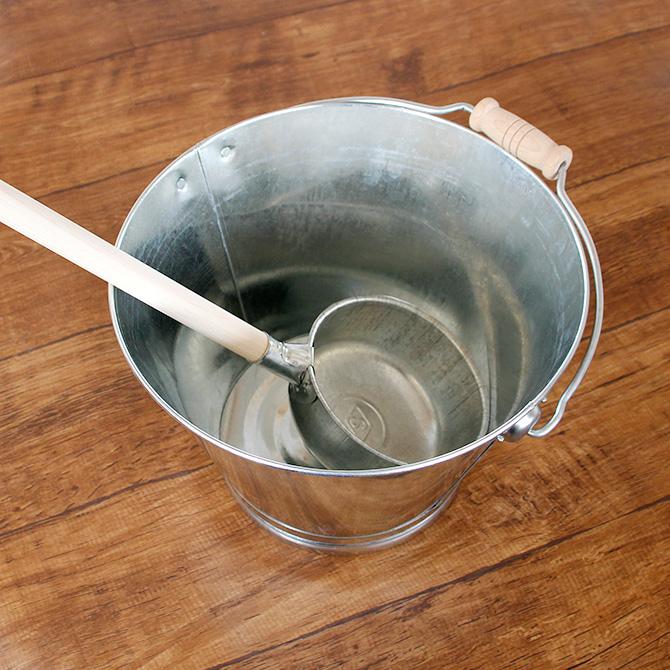 松野屋 トタン ひ杓 /柄杓 水 ひしゃく 日本製 鉄 生活雑貨 日用品 木