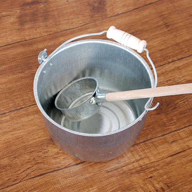 松野屋 トタン ひ杓ミニ /柄杓 水 ひしゃく 日本製 鉄 生活雑貨 日用品