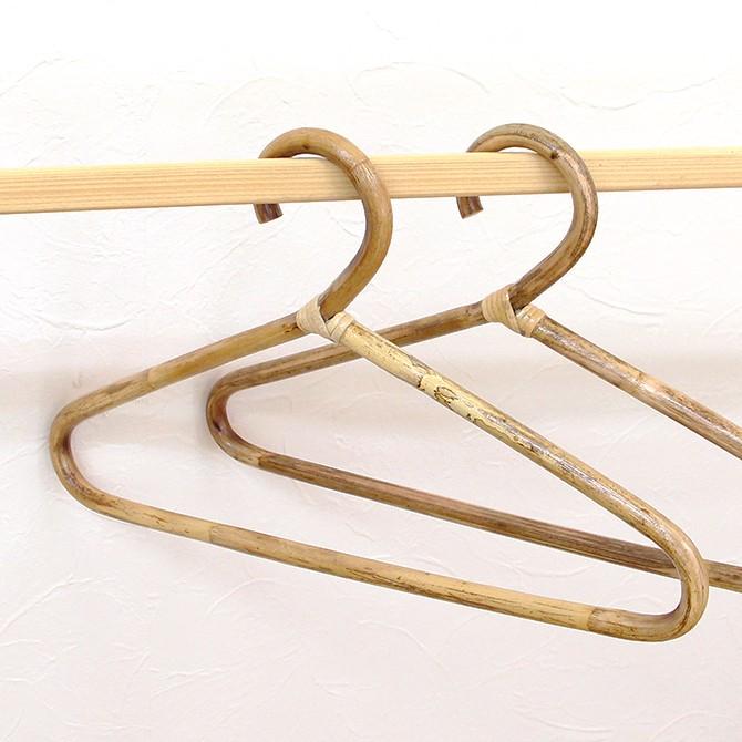 松野屋 ラタンハンガー/ハンガー 籐製 ラタン ハンガー おしゃれ