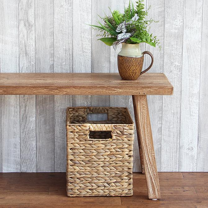 ウォーターヒヤシンス製 カラーボックス 横置き対応 インナーボックス