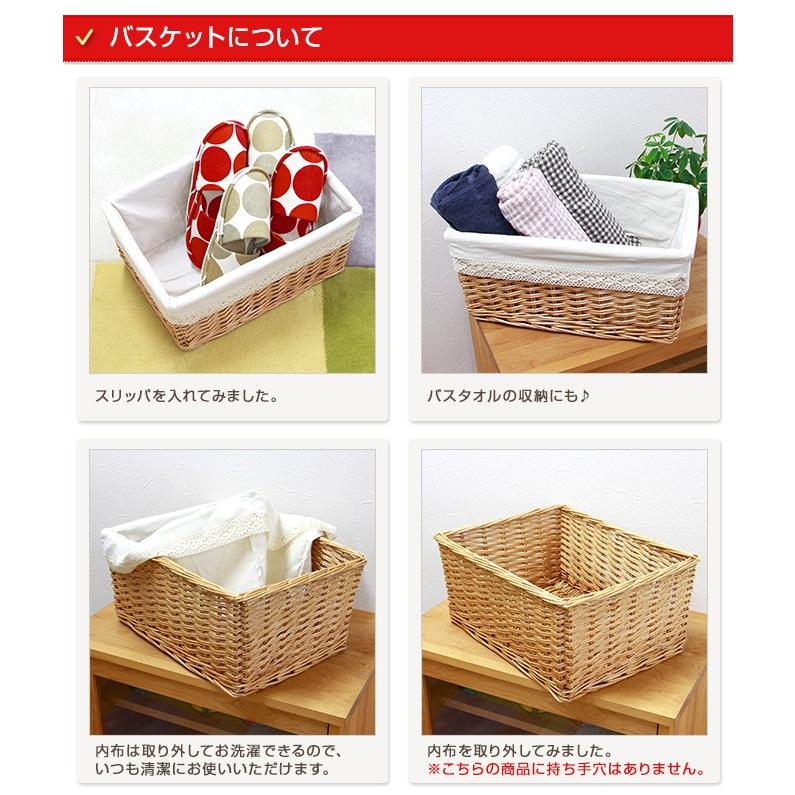 A*【ヴィンテージ】大きなウィロー収納バスケット インテリア 店舗什器