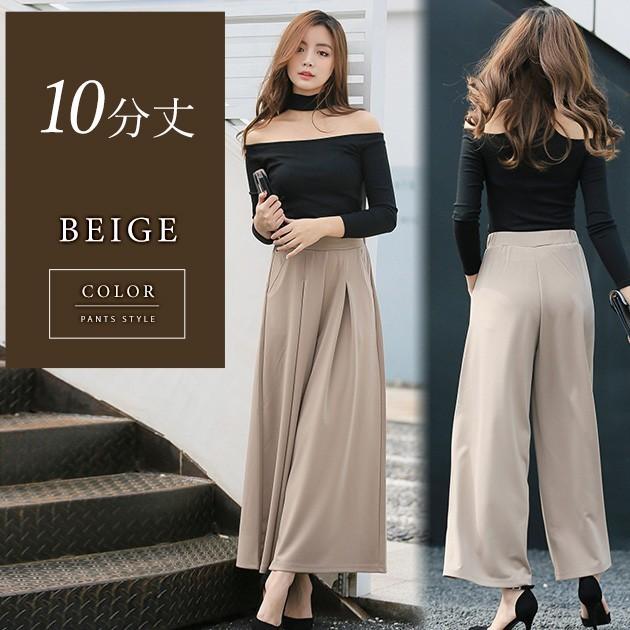 大人気 美脚 ガウチョ きれいめ 10分丈 7分丈 ワイドパンツ ガウチョパンツ スカンツ スカーチョ レディス レディース 1709 レースレディース 通販 Yahoo ショッピング