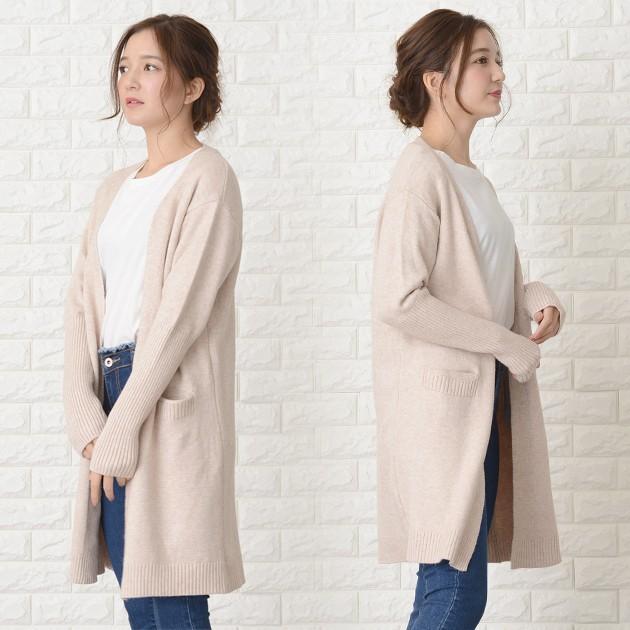 拡大推奨✨️ カーディガン ロング ニット レース 上品 クラシカル かわいい 大人フェミニンな透け感トップス。前後2WAYクロシェレースカーディガン