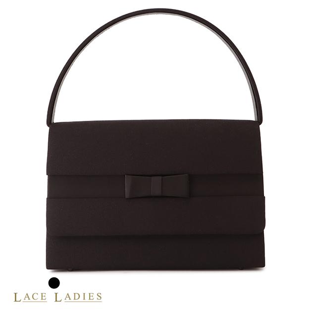 Lace Ladies（レースレディース） リボン ブラック フォーマルバッグ
