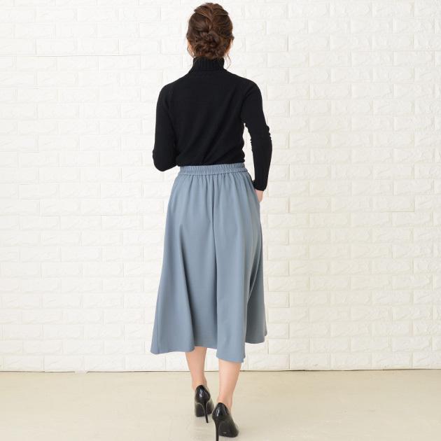 Lace Ladies（レースレディース） ミモレ丈フレアスカート ひざ下