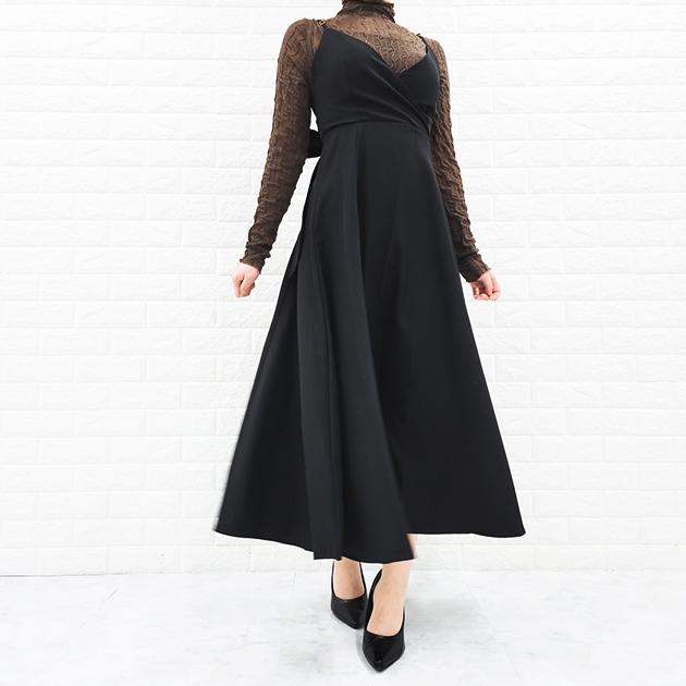 Lace Ladies（レースレディース） バックリボン パイピングキャミ