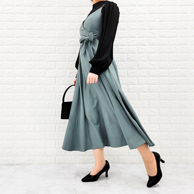 Lace Ladies（レースレディース） バックリボン パイピングキャミ