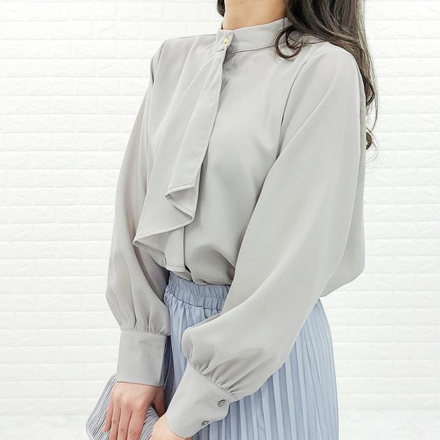シャツ/ブラウス(長袖/七分) Bow-Tie Lace Trimming Blouse Fubail / 【新色】Bow-Tie Lace Trimming Blouse