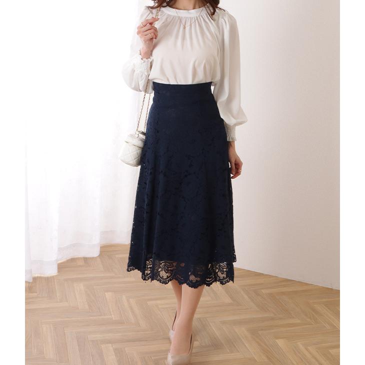 極美品*エストネーション コットンハイネックギャザーボリュームブラウス 日本製 極美品♪エストネーション コットンハイネックギャザー
