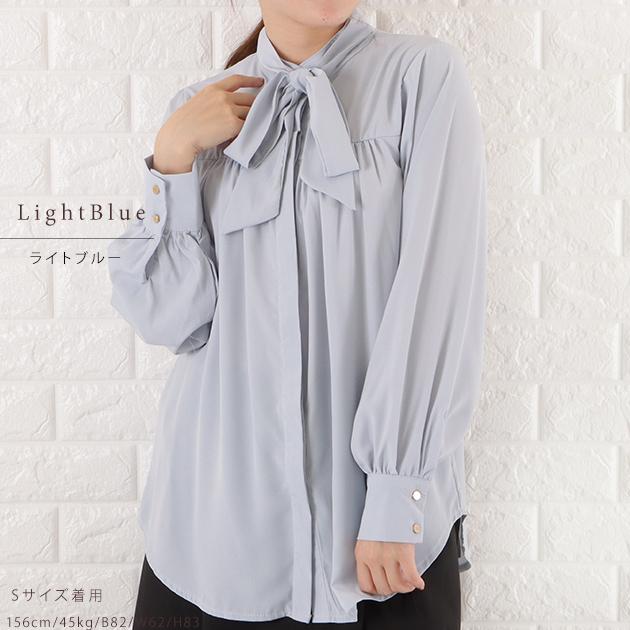Lace Ladies（レースレディース） ボウタイ シフォン ブラウス
