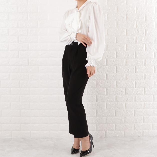 Lace Ladies（レースレディース） ボリューム袖 ボウタイ ブラウス