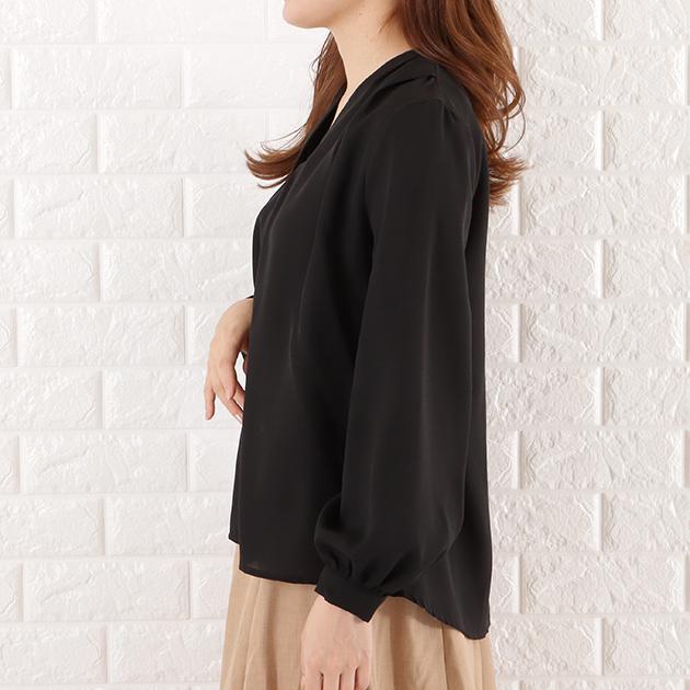 シャツ/ブラウス(長袖/七分) COMPACT VINTAGE LACE TOPS SOTT ブラウス シャツ Cropped lace shirt バンドカラークロップド