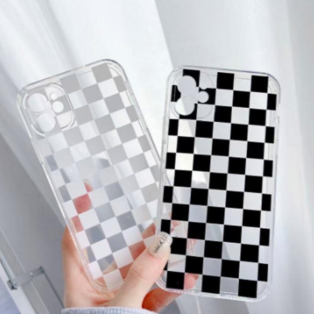 Lace Ladies チェッカーフラッグiPhoneケース iPhone12 ケース iPhone