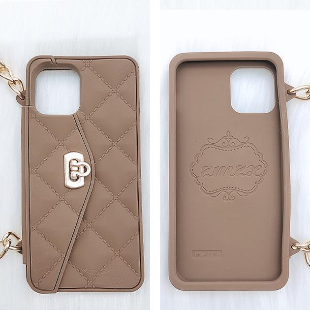 Lace Ladies チェーンストラップ ポケット付 シリコン