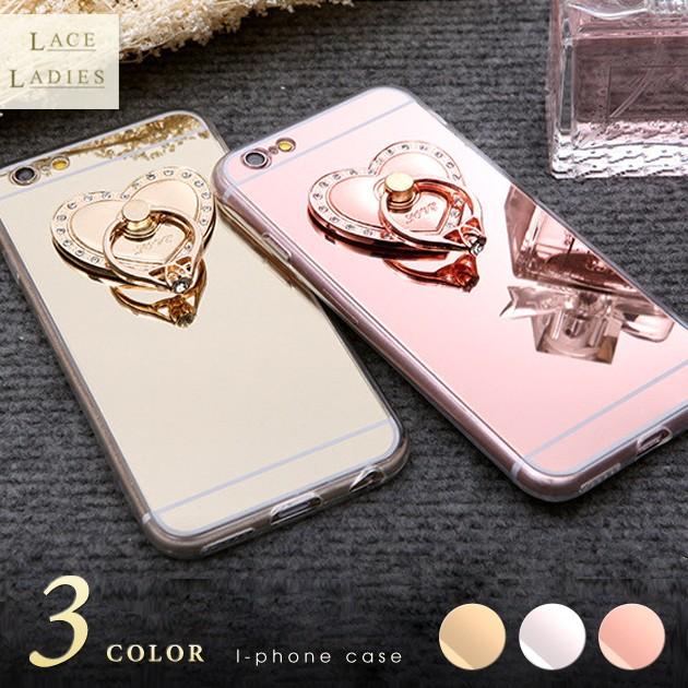 Iphone7ケース ハート リング付き スマホリング ミラー カバー スマホケース Iphone6 Iphone6plus Iphone7 Iphone7plus レディース I31 レースレディース 通販 Yahoo ショッピング