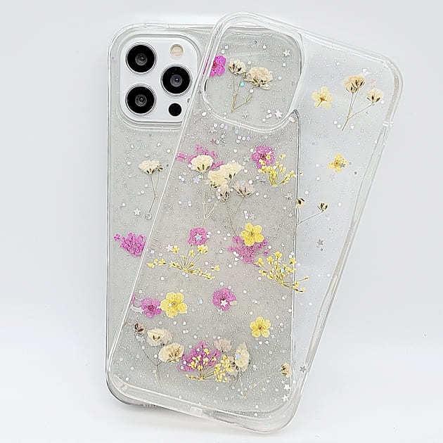 Lace Ladies（レースレディース） ドライフラワー クリア iphone