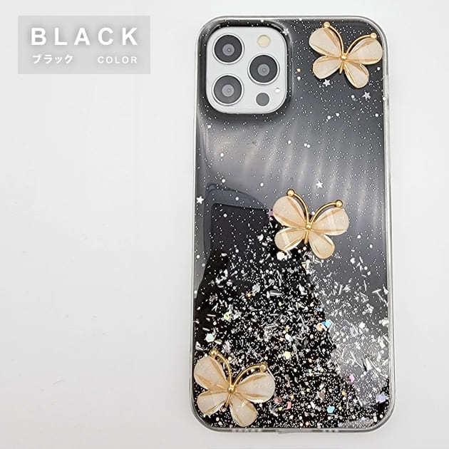 Lace Ladies（レースレディース） iPhoneケース グリッター バタフライ