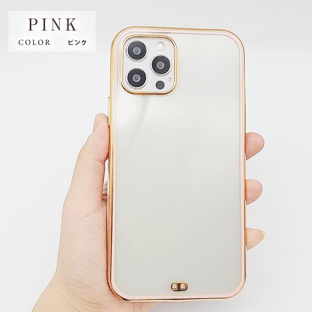 Lace Ladies ゴールドフレーム クリアケース 金 額縁 メタリック